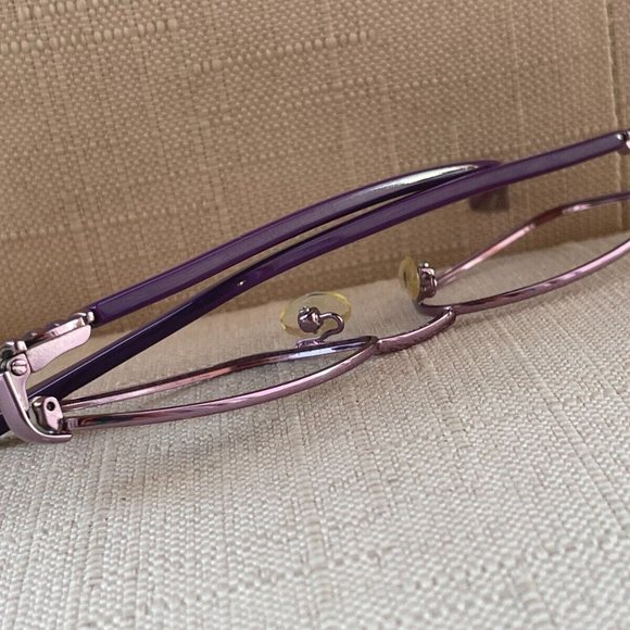 Bulova Women Eyeglasses Voilet Tone Glasses PIEDMENT 51[]15 135 Frame main image 10